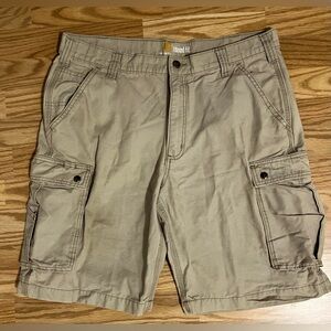 Carhartt Relaxed Fit Cargo Shorts Khaki Size 38